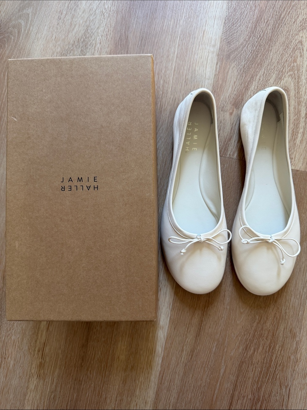 New Nib Jamie Haller Ballet Slipper Flats in White